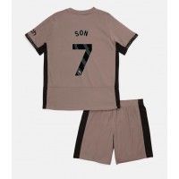 Dětský Fotbalový dres Tottenham Hotspur Son Heung-min #7 2023-24 Třetí Krátký Rukáv (+ trenýrky)